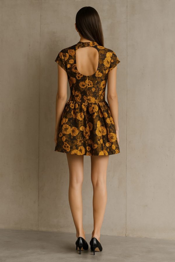 Vestido Dorado de Globo - Imagen 2