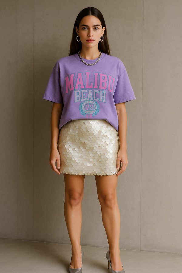 Playera Malibu Morada