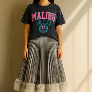 Playera Malibu Negra