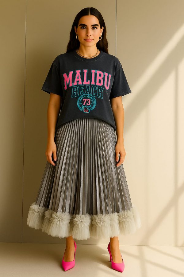 Playera Malibu Negra