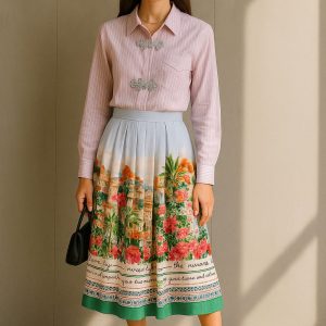 Camisa Rosa Cruzada
