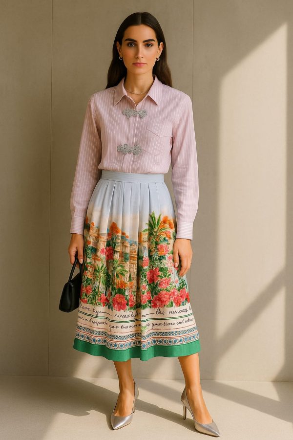 Camisa Rosa Cruzada