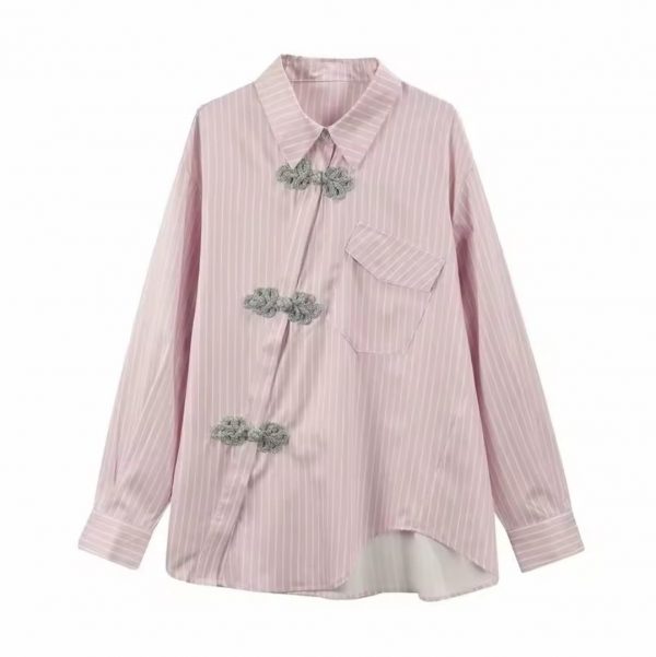 Camisa Rosa Cruzada - Imagen 2